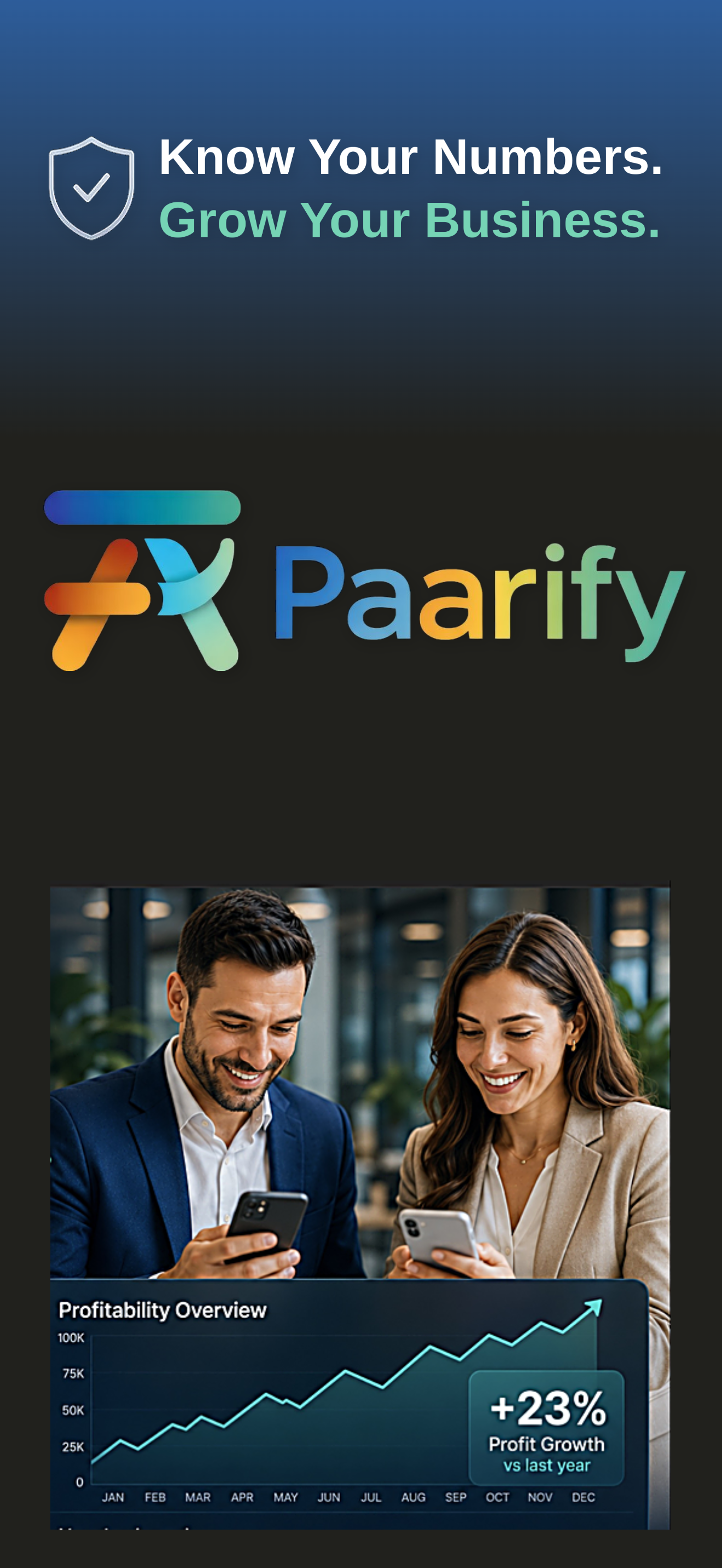 Financial intelligence dashboard for small and growing businesses